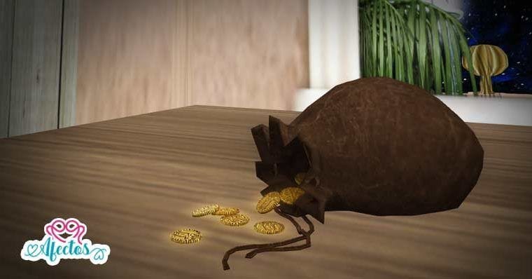 Historia del cambista y su bolsa de dinero