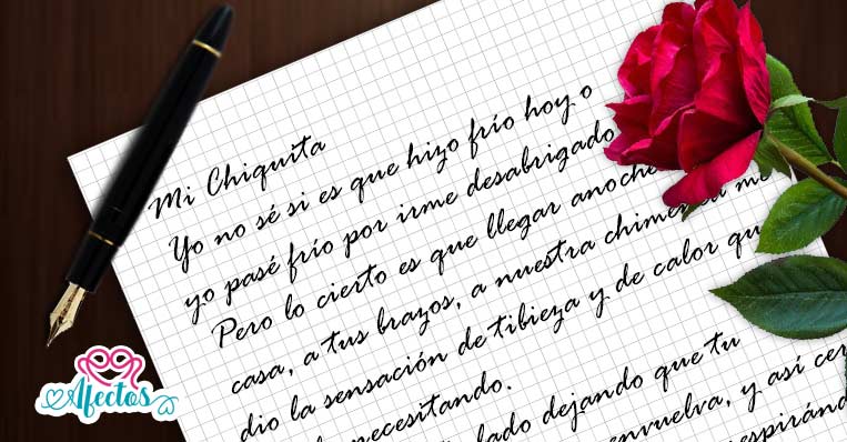 Cartas de amor –  Mi chiquita