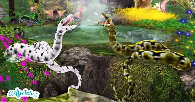 Las dos culebras – Adaptación de una antigua fábula de China