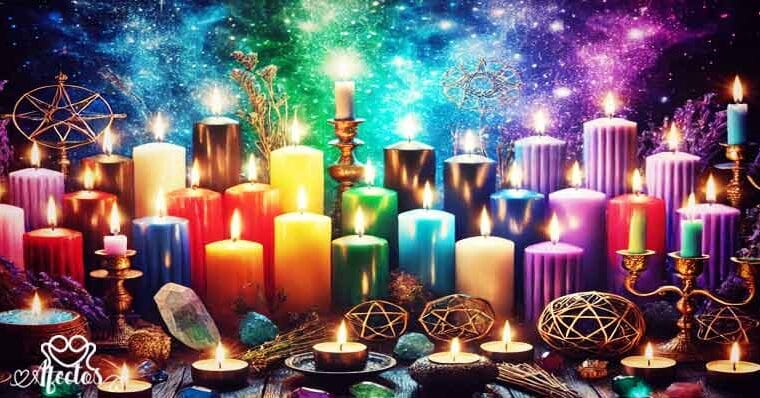 6.- Los colores de las velas y su significado en la magia: La clave de la intención