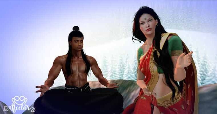 Shiva y Parvati: Amor de los dioses